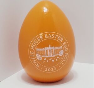 Whitehouse Easter Egg 2023 President Joe & Jill Biden Orange